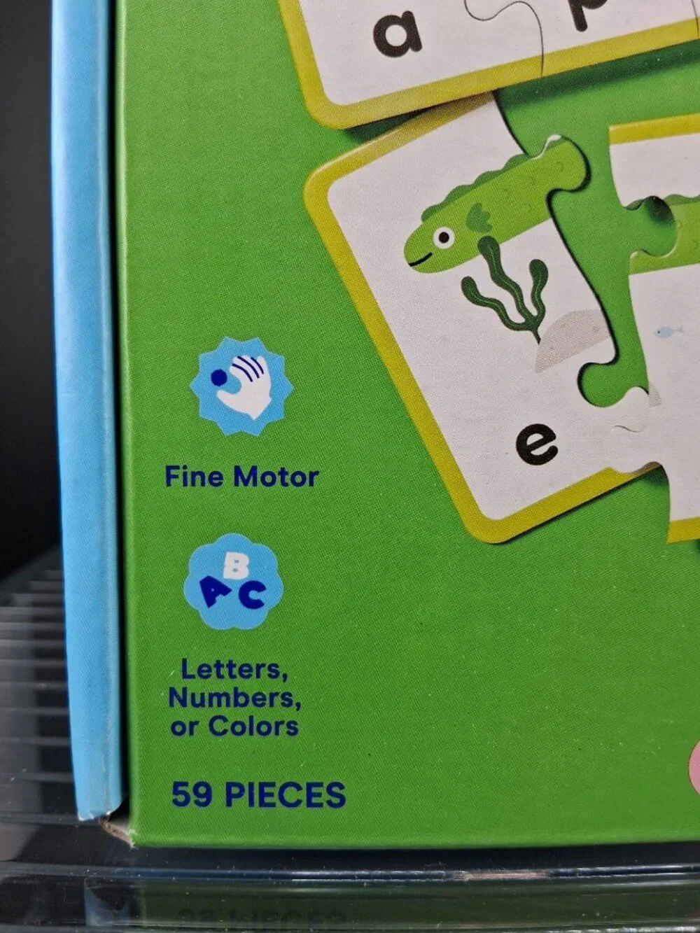 Giggle Scape Words Numbers & Letters Game 59-Piece Kids Puzzle Set